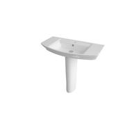 Hudson Reed Maya Basin and Full Pedestal | White | Ceramic | 850mm