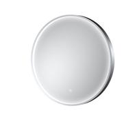 Hudson Reed Mensa Wall Hung Led Touch Sensor Mirror, Contemporary Round Bathroom Mirror In Chrome Finish, 600X600mm