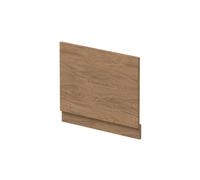 Hudson Reed MFC End Bath Panel with Plinth | Antique Oak | MDF | 700mm