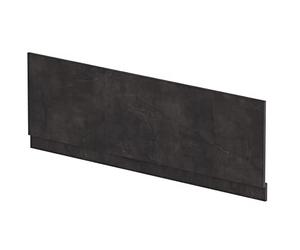 Hudson Reed MPC2605 Havana Modern Bathroom Straight Shower Bath Front Panel & Plinth, 1700mm, Matt Metallic Slate