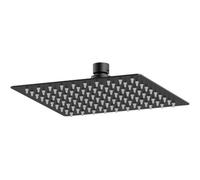 Hudson Reed Nuie Matt Black Square Fixed Shower Head 200X200mm - A4088