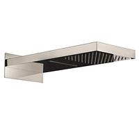 Hudson Reed Overhead HEAD48 ǀ Modern Bathroom Rectangular Shower Head with Waterfall Option, 100mm x 200mm, Chrome
