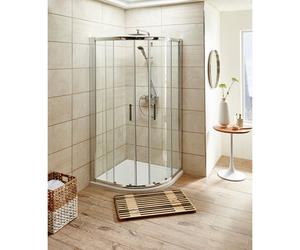 Hudson Reed Pacific Quadrant Shower Enclosure | Chrome | Glass/Aluminium | 1000mm