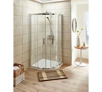 Hudson Reed Pacific Quadrant Shower Enclosure | Chrome | Glass/Aluminium | 800mm