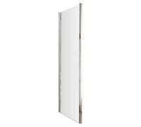 Hudson Reed Pacific Shower Side Panel | Chrome | Glass/Aluminium | 700mm