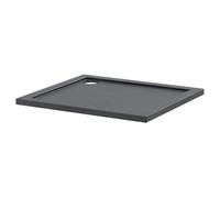 Hudson Reed Pearlstone Slate Rectangular Shower Tray | Slate Grey | Acrylic/Stone Resin | 1000mm x 900mm x 40mm