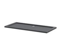 Hudson Reed Pearlstone Slate Rectangular Shower Tray | Slate Grey | Acrylic/Stone Resin | 1500mm x 700mm x 40mm