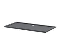Hudson Reed Pearlstone Slate Rectangular Shower Tray | Slate Grey | Acrylic/Stone Resin | 1500mm x 760mm x 40mm