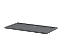 Hudson Reed Pearlstone Slate Rectangular Shower Tray | Slate Grey | Acrylic/Stone Resin | 1500mm x 800mm x 40mm
