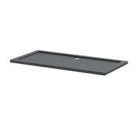 Hudson Reed Pearlstone Slate Rectangular Shower Tray | Slate Grey | Acrylic/Stone Resin | 1600mm x 800mm x 40mm
