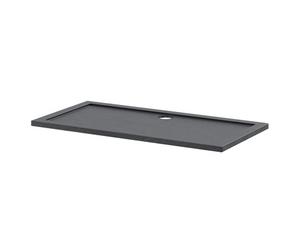 Hudson Reed Pearlstone Slate Rectangular Shower Tray | Slate Grey | Acrylic/Stone Resin | 1600mm x 800mm x 40mm