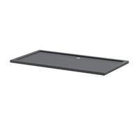 Hudson Reed Pearlstone Slate Rectangular Shower Tray | Slate Grey | Acrylic/Stone Resin | 1700mm x 900mm x 40mm