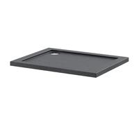 Hudson Reed Pearlstone Slate Rectangular Shower Tray | Slate Grey | Acrylic/Stone Resin | 900mm x 700mm x 40mm