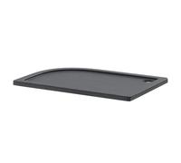 Hudson Reed Pearlstone Slate Right Hand Offset Quadrant Shower Tray | Slate Grey | Plastic/Stone Resin | 1200mm x 800mm x 40mm