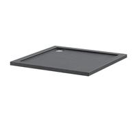 Hudson Reed Pearlstone Slate Square Shower Tray | Slate Grey | Acrylic/Stone Resin | 1000mm x 1000mm x 40mm