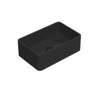 Hudson Reed Rectangular Basin - Matt Black 120x365x235mm
