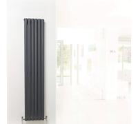 Hudson Reed Revive 1800 x 354mm Double Panel Radiator - Anthracite HLA77
