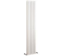 Hudson Reed HL326 Revive | Modern Bathroom Vertical Designer Double Panel Radiator , 1800mm x 354mm, Gloss White,46202