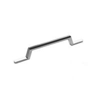 Hudson Reed Round Strap Furniture Handle with 128mm Hole Centres | Chrome | Brass | 202mm