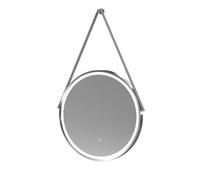 Hudson Reed Salana Round Led Touch Sensor Framed Mirror With Demister, Chrome, 600 X 600 mm