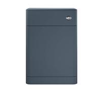 Hudson Reed SAR341 Sarenna Modern Bathroom Floor Standing WC Unit (Pan & Cistern not included), 800 x 550 x 200mm, Mineral Blue