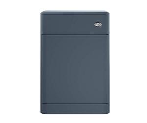 Hudson Reed SAR341 Sarenna Modern Bathroom Floor Standing WC Unit (Pan & Cistern not included), 800 x 550 x 200mm, Mineral Blue