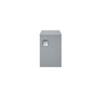 Hudson Reed Sarenna Wall Hung 1 Door Storage Cabinet & Handles, Dove Grey Matt, 305 X 440 X 448mm