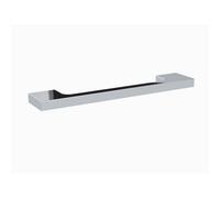 Hudson Reed Slim Line D Shape Furniture Handle Brass Built, Modern Bathroom Furniture Accessories In Chrome Finish, 150mm