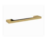 Hudson Reed Slim Line D Shape Furniture Handle, Modern Bathroom Furniture Accessories In Brushed Brass Finish, 150mm