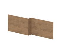 Hudson Reed Square Shower Bath Front Panel | Antique Oak | MDF | 1700mm