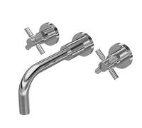 Hudson Reed Tec Crosshead Wall Mount Basin Mixer Tap - TEX317