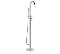 Hudson Reed Tec Lever Chrome Floor Standing Thermostatic Mono Bath and Shower Mi