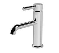 Hudson Reed Tec Lever Mono Basin Mixer Tap | Chrome | Brass | 45mm x 150mm x 145mm