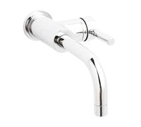 Hudson Reed Tec Single Lever Wall Mounted Basin Mixer - Chrome