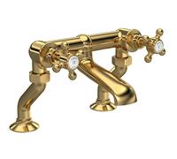 Hudson Reed Topaz Brass 2 Tap Hole Crosshead Bath Filler Tap BC803HX