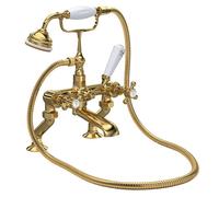 Hudson Reed Topaz Brass 2 Tap Hole Bath Shower Mixer Tap BC804HX