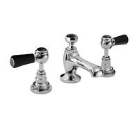 Hudson Reed Topaz Chrome Basin Mixer - 3 Tap Hole
