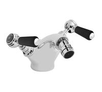 Hudson Reed Black Topaz With Lever Bidet Tap - Chrome