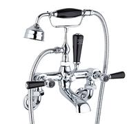 Hudson Reed Topaz Chrome Wall Mounted Bath Shower Mixer