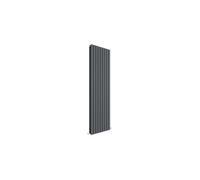 Nuie Sloane Vertical Double Panel Radiator 1800 X 528Mm Anthracite, Grey