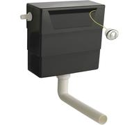 Hudson Reed XTY006 Black Universal Access Dual Flush Concealed Cistern