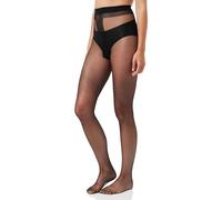 Hudson Women's Simply Shine 15 2-Pack Transparent Schimmernd Tights, Denier, Black 0005, 44-46 (Pack of 2)
