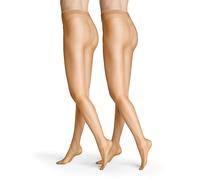 Hudson Women's Simply Shine 15 2-Pack Transparent Schimmernd Tights, Denier, Skin, 48-50 Große Größen (Pack of 2)