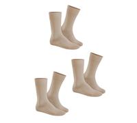 Hudson Simply³ Unisex Socks Pack of 3 Beige Mel. 43-46, Beige-mel. 0799, 43-46