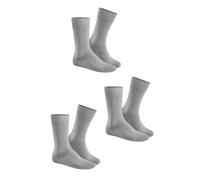Hudson Simply³ Unisex Socks, Pack of 3, Silver, 39-42, Silver 0502, 39-42
