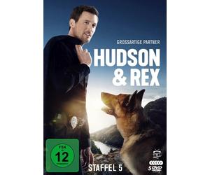 HUDSON UND REX -DIE KOMPLETTE 5. STAFFEL (FERNSEH -RODRIGUEZ,FELIPE 5 DVD NEW