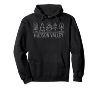 Hudson Valley Trees New York Outdoors Nature lover NY Design Pullover Hoodie