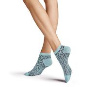 Hudson Wave Fashion Sneaker Socken, Aqua blue,