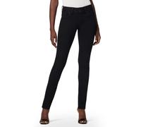 HUDSON Women's Collin Mid Rise Skinny Ankle Jean with Back Flap Pockets, Black, 26W x 32L