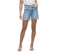 HUDSON Women's Devon High-Rise Boyfriend Short Denim, Rush Destructed, 28